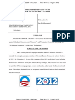 Obama Campaign Sues