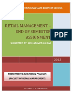 Retail Management - Short Questions SSSS