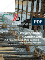 Vorgespannte Flachdecken M Vorspannung o Verbu