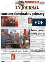 Slocum Dominates Primary: Pprrooppoossiittiioonn 2288 2299