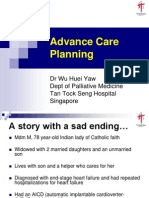 Advance Care Planning-Malaysian Hospice Congress - DR Wu Huei Yaw