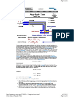 Pitot Static Tube