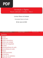 Introd Algebra - Resumo 2 - Lenimar N Andrade