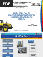 Diseno Plan Mantenimiento Equipos Payloaders Komatsu CVG Venalum