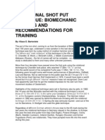 Bartonietz Rotational SP Technique Biomechanic Findings and Recommendations For Training