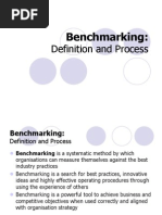 Operations Management - Benchmarking