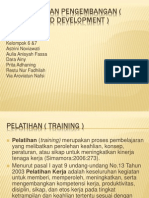 Pelatihan Dan Pengembangan (Training and Development)