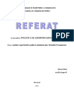 Referat - Modelul Westminster