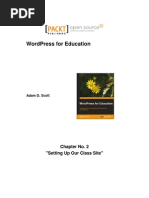 Wordpress For Education: Chapter No. 2 "Setting Up Our Class Site"