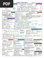 Python 3 Cheat Sheet