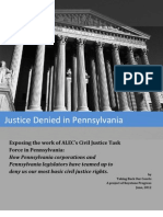 Justice Denied in Pennsylvania