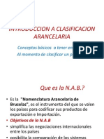 Introduccion A La Clasificacion Arancelaria