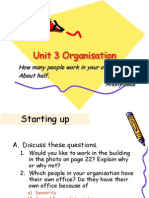 Unit 3 Organisation