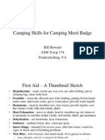 Camping Merit Badge