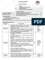 Sesión de Aprendizaje Dac