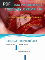 Cirugia Preprotesica