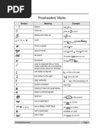 Proofreading Marks