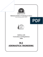 M. Tech. Aeronautical Engineering