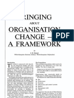 Bringing Organisation Change - A Framework: About