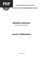 Notiziario Matematica