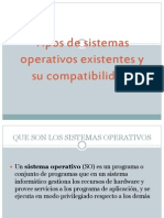 Tipos de Sistemas Operativos Existentes y Su Compatibilidad