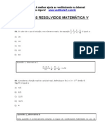 Exercicios Resolvidos Matematica V