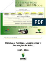 Politicas Nacionales Salud-Panama 2003-2009