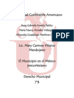 El Municipio en El México Precortesiano