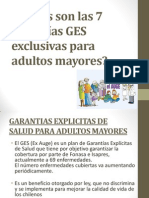 Cuales Son Las 7 Garantías GES Exclusivas AM