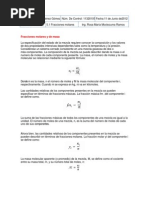 5.1 Fracciones Molares y de Masa