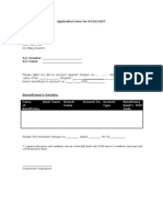 RTGS - Format Idbi Bank