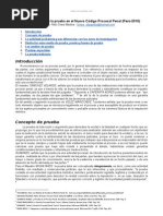 El Tratamiento de La Prueba en El Nuevo Código Procesal Penal