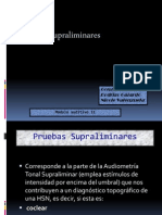 Pruebas Supraliminares