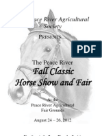 2012 Peace River Fall Fair Horse Show and Entry Form