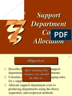 Support Department Cost Allocation