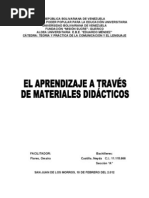 El Aprendizaje A Traves de Materiales Didacticos (Monografia)