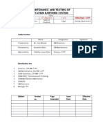 Maintenance and Testing of Earthing System