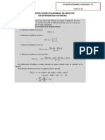 Interpolación Polinomial de Newton