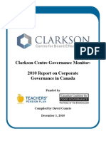 2010 Report On Corporate Governance in Canada