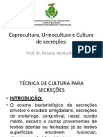 Aula Coprocultura, Urinocultura e Cultura de Secreções