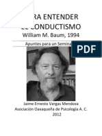 Para Entender El Conductismo William Baum 1994