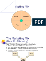 Marketing Mix & Product Life Cycle