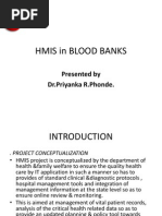 Hmis in Blood Banks