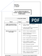 Plan Du Cours Normes Et Difficult+®s Comptables