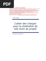 Cahier de Charge