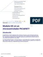 Modulo I2C en Un Microcontrolador PIC16F877