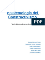 Epistemología Del Constructivismo