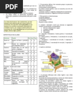 Biologia Celular Resumo e Atividade Complementar