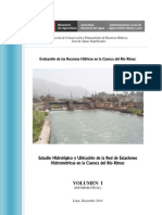 1 Estudio Hidrológico Cuenca Rímac - Volumen I - Texto - Final 2010