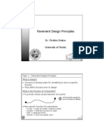 Pavement Design Principles: Dr. Christos Drakos University of Florida